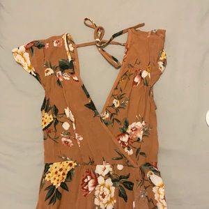 Band of gypsies floral midi dress